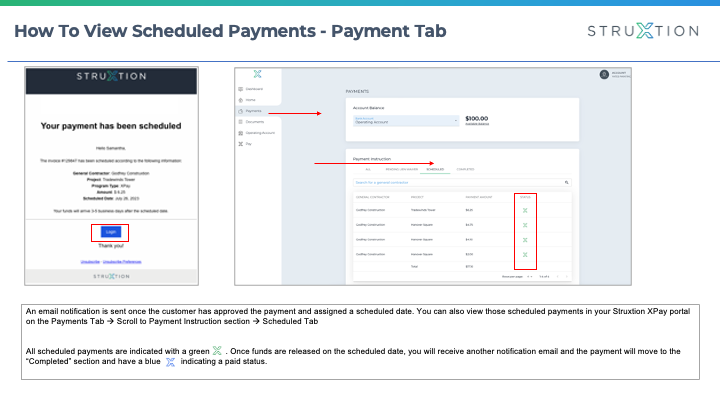 How To View Scheduled Payments