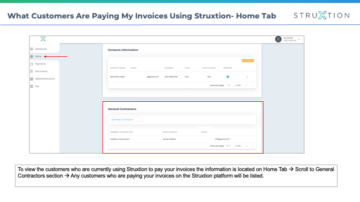 What Customers Are Paying Me Using Struxtion